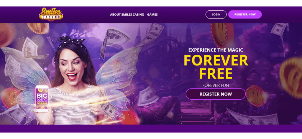 Shweeps Casino Homepage